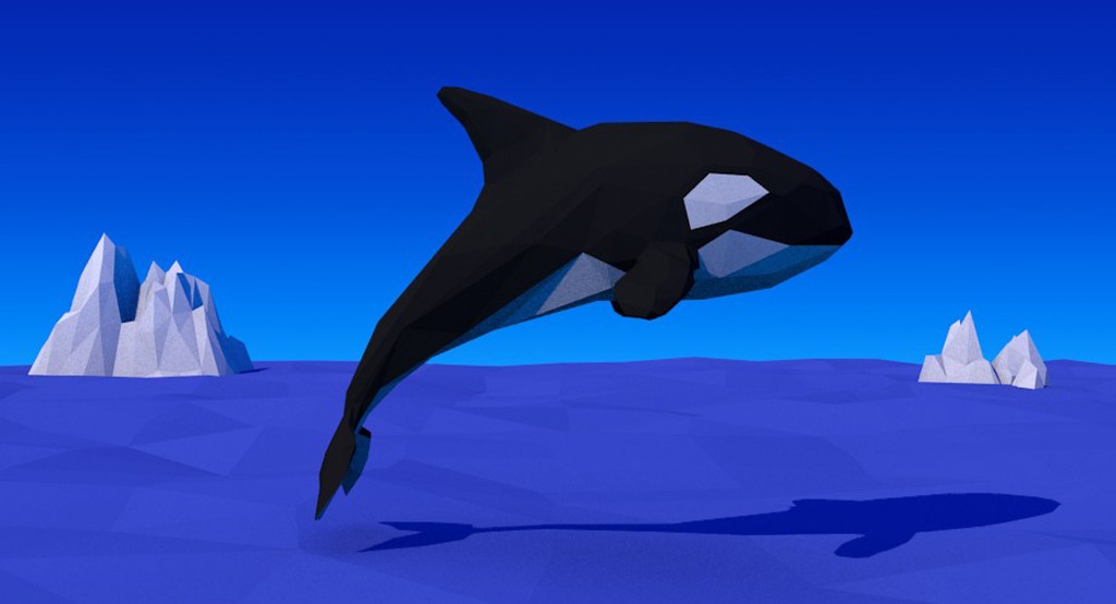 Low Poly Orca preview image 1